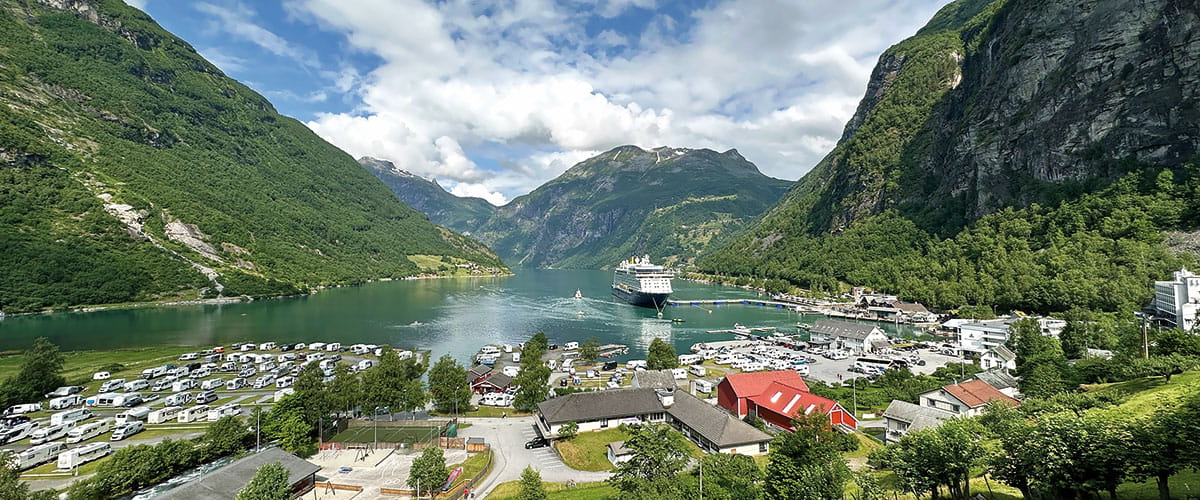 Spirit of Adventure in Geirangerfjord, Norway